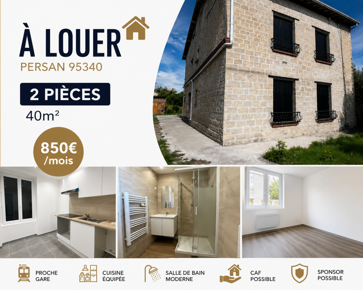🏠 2 Pièces வீடு வாடகைக்கு | Appartement à Louer — 1/5