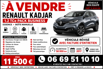 A Vendre Renault Kadjar