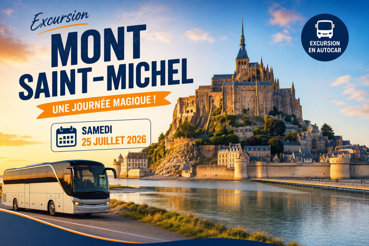 🚌 கடற்கரை சுற்றுலா Mont Saint-Michel கடல் நடுவில் அதிசய கோவில். — 1/1