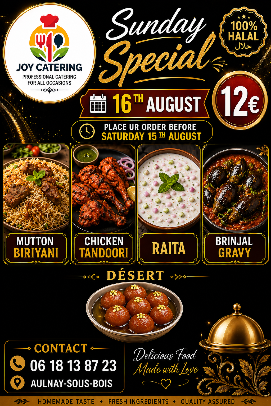 Sunday special Mutton biriyani — 1/1