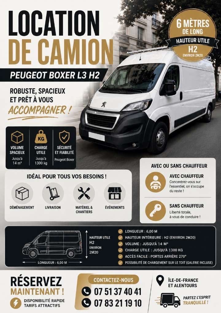 🚛 காமியன் வாடகை | Location de camion — 2/4