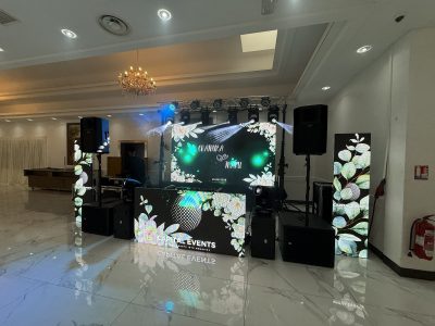 * Écran LED / Éclairage de scène / Sonorisation / DJ